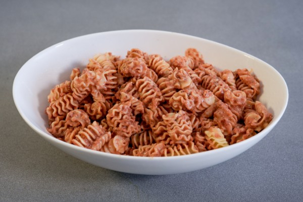 Pasta platter with sauce pic